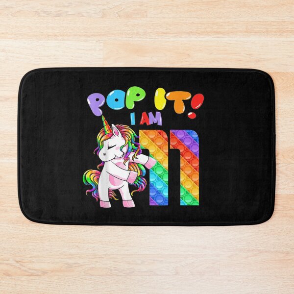 Item preview, Birthday Girls Pop It 11 year old Unicorn Flossing party designed and sold by georgebuckart.