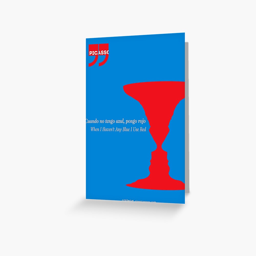 Pablo Picasso Quote Greeting Card
