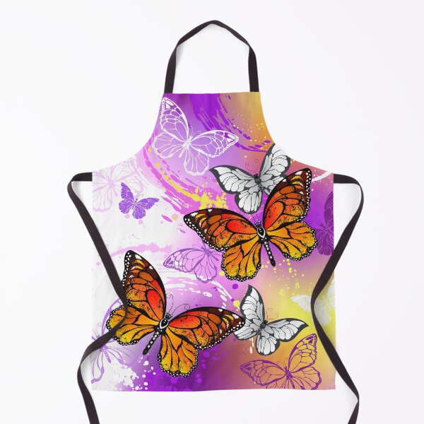 Item preview, Monarch Butterflies on Purple Background designed and sold by Blackmoon9.