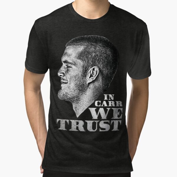 Oakland Raiders Mens T Shirt , Derek Carr, In CARR we trust