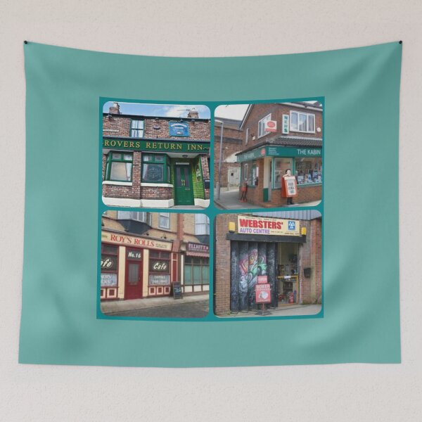 Item preview, Corrie iconic buildings   designed and sold by BanterCardsd.