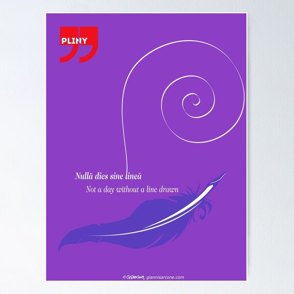 Item preview, Pliny the Elder Quote designed and sold by Gianni A. Sarcone.