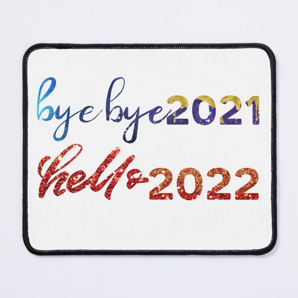 Item preview, Bye Bye 2021 Hello 2022 glitter texture design designed and sold by NataPrando.