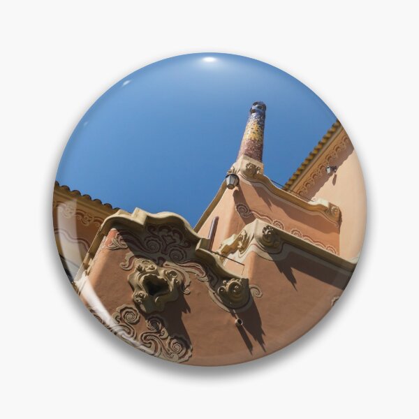 Item preview, Whimsical Landmark - Antoni Gaudi House Museum in Park Guell Barcelona designed and sold by Georgia Mizuleva.