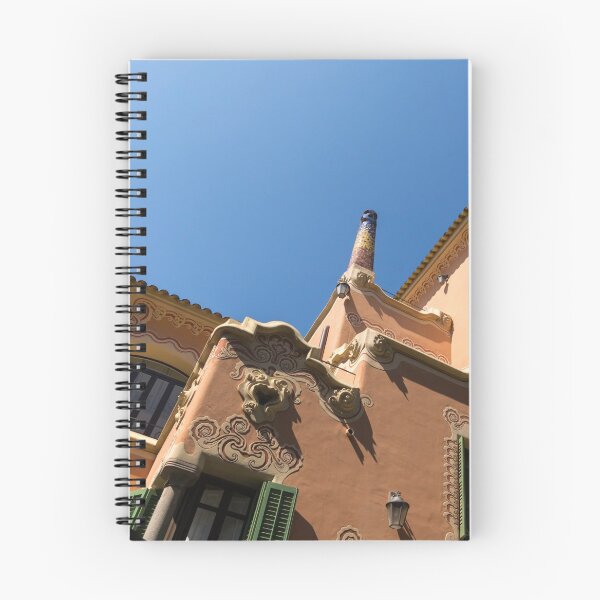 Item preview, Whimsical Landmark - Antoni Gaudi House Museum in Park Guell Barcelona designed and sold by Georgia Mizuleva.