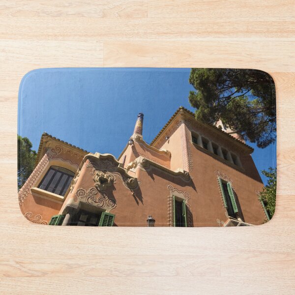 Item preview, Whimsical Landmark - Antoni Gaudi House Museum in Park Guell Barcelona designed and sold by Georgia Mizuleva.