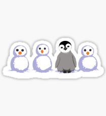 Snow Penguin Sticker