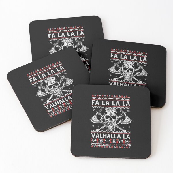 Item preview, Fa La La Valhalla Viking Skull Christmas Ugly designed and sold by dokieuphuong.