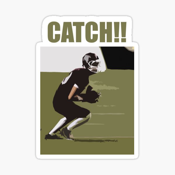 CATCH!! Football Sticker