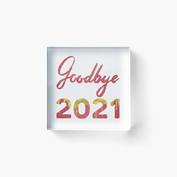 Item preview, Goodbye 2021 glitter texture design designed and sold by NataPrando.