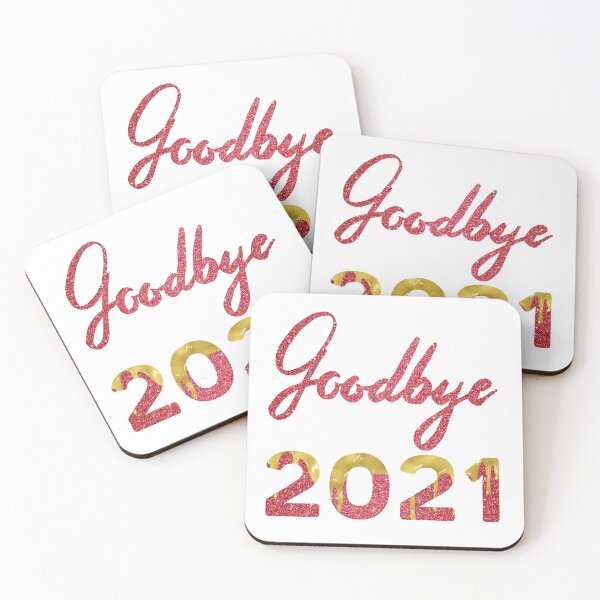 Item preview, Goodbye 2021 glitter texture design designed and sold by NataPrando.