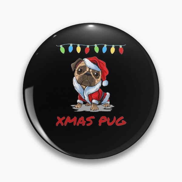 Item preview, Christmas XMAS Pug designed and sold by D-Shirt-More.