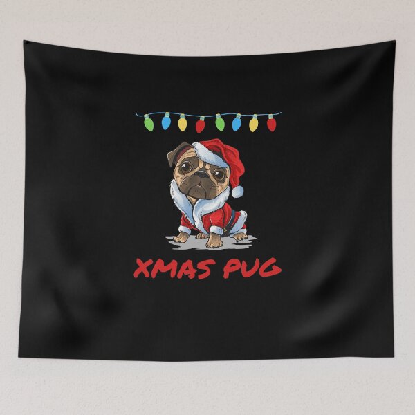 Item preview, Christmas XMAS Pug designed and sold by D-Shirt-More.