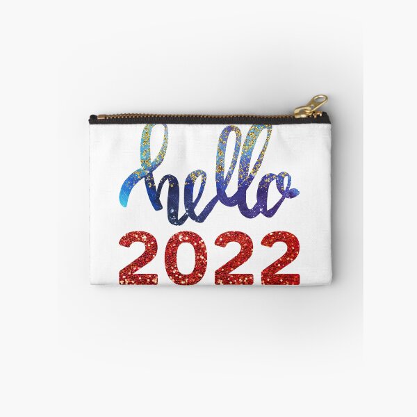 Item preview, Hello 2022 glitter texture design designed and sold by NataPrando.