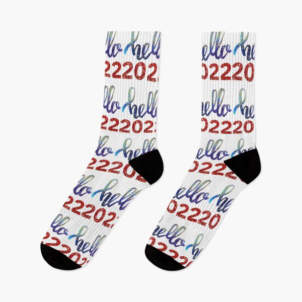 Item preview, Hello 2022 glitter texture design designed and sold by NataPrando.
