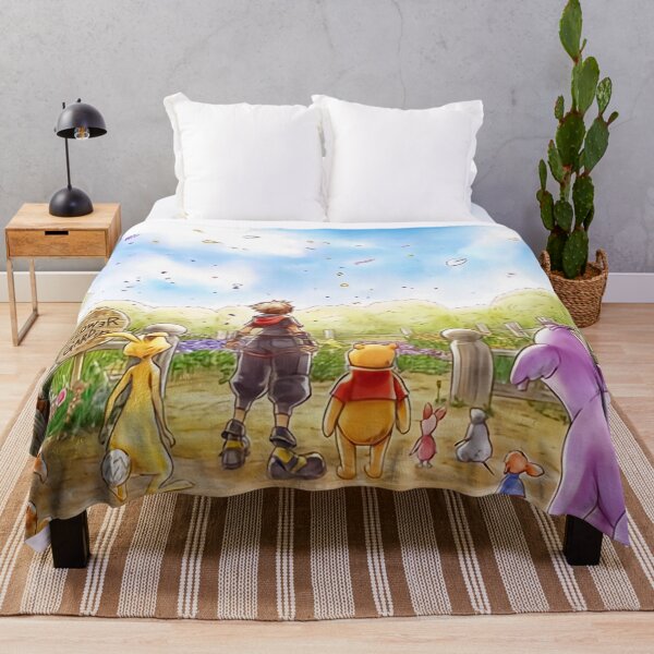 Kingdom Hearts 3 - 100 Acre Wood Throw Blanket