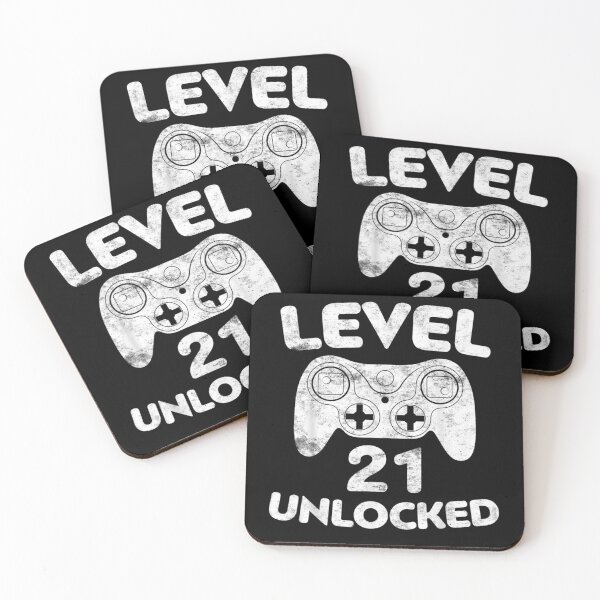 Item preview, Level 21 Unlocked 21st Video Gamer Birthday designed and sold by Chanielshian.