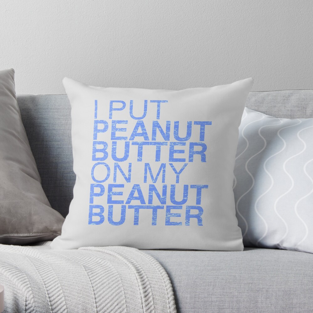 Peanut Butter Lover 2 Throw Pillow