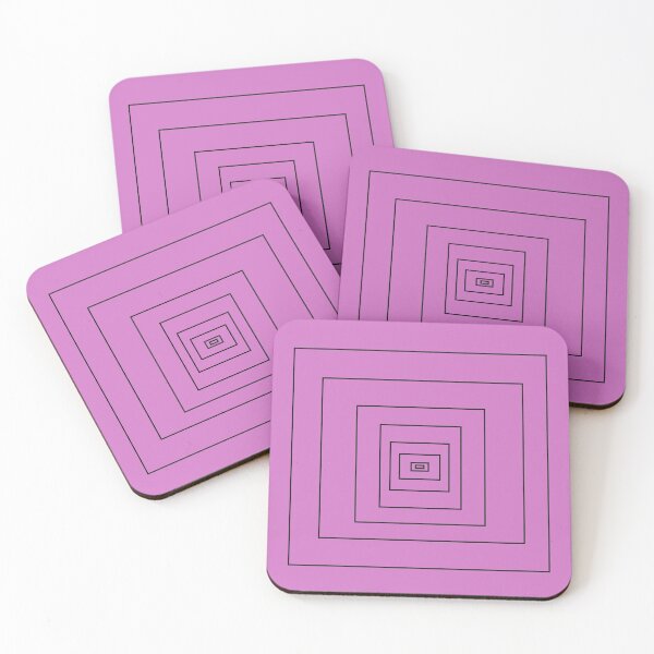 Item preview, pink squares designed and sold by The Poette.