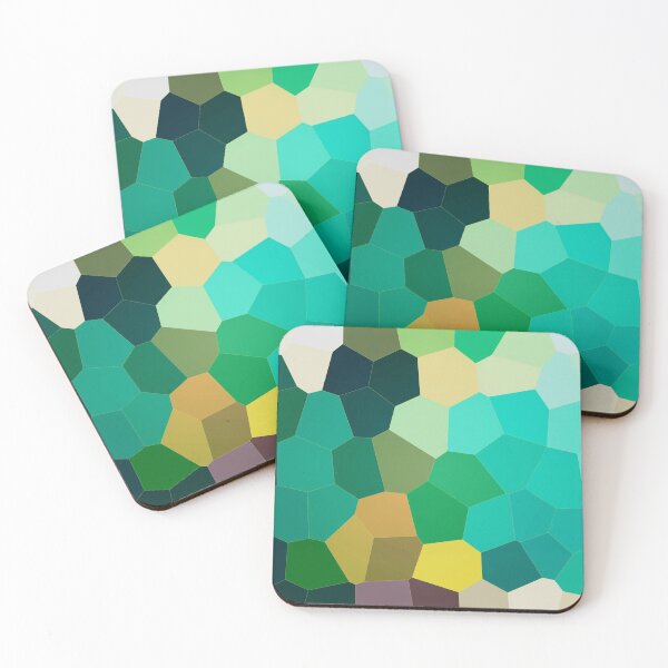 Item preview, Aqua Holiday Colours Mosaic Design designed and sold by Jenie Yolland.