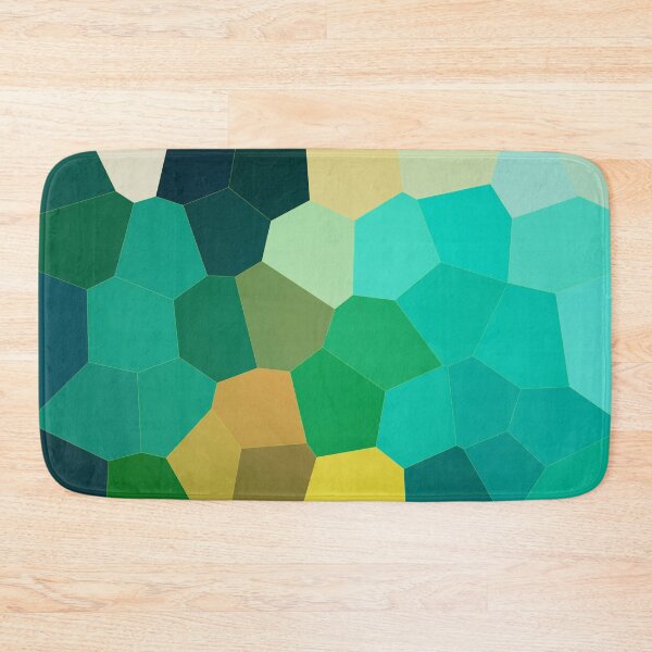 Item preview, Aqua Holiday Colours Mosaic Design designed and sold by Jenie Yolland.