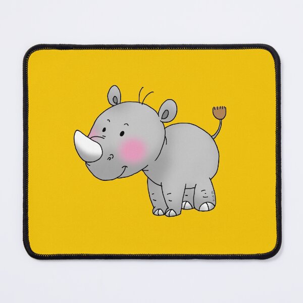Item preview, Cute baby rhinoceros cartoon designed and sold by CuteCartoon.