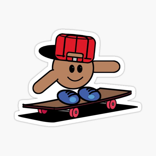 MC Scarbwoy On A Skateboard Sticker