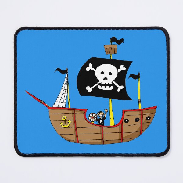 Item preview, Ahoy matey pirate ship designed and sold by CuteCartoon.