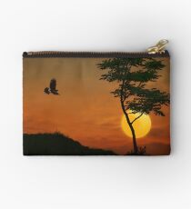A Hawk In The Sunset Studio Pouch