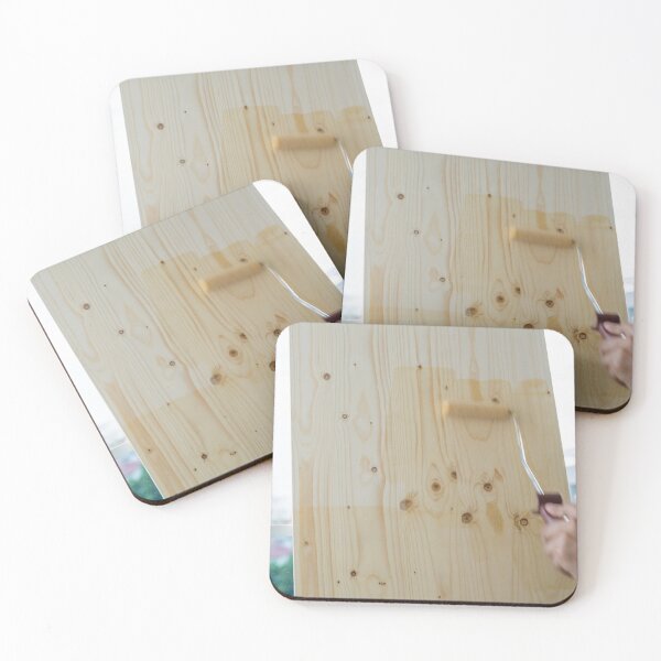 Item preview, Applying coat on the wooden board. designed and sold by ellinnur.