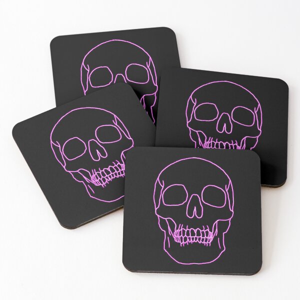 Item preview, Pink Neon Skull designed and sold by Ukiyo Sumi.