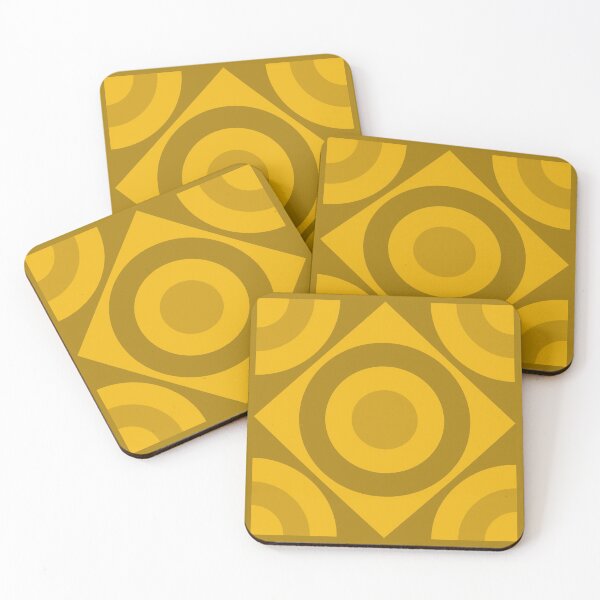Item preview, Geometric Pattern: Rondel Diamond: Sunshine designed and sold by Red Wolf.