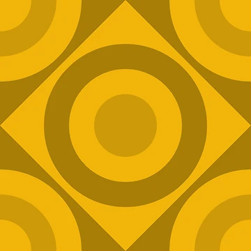 Artwork thumbnail, Geometric Pattern: Rondel Diamond: Sunshine by Red Wolf