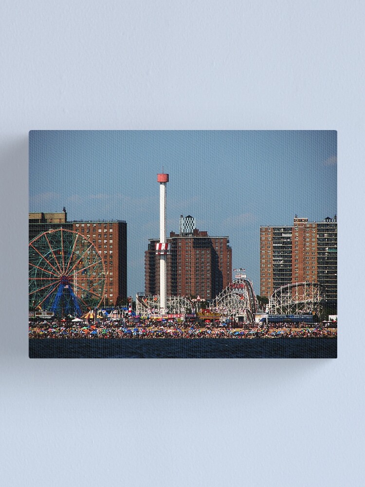 Alternate view of Coney Island Beach Canvas Print