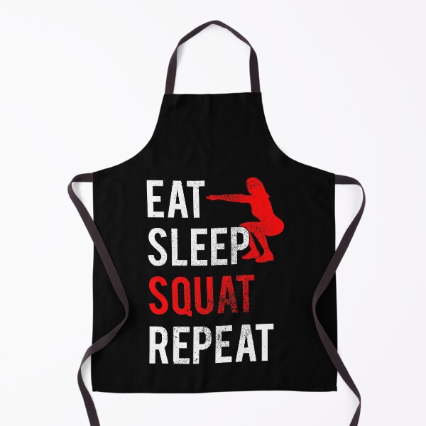 Item preview, Eat Sleep Squat Repeat, Fitness designed and sold by FNStuff.