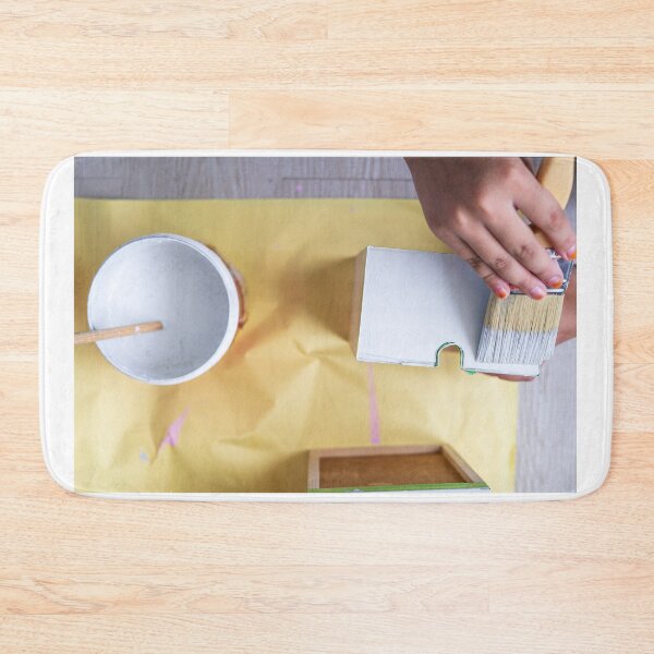 Item preview, Painting wooden box with white paint. designed and sold by ellinnur.