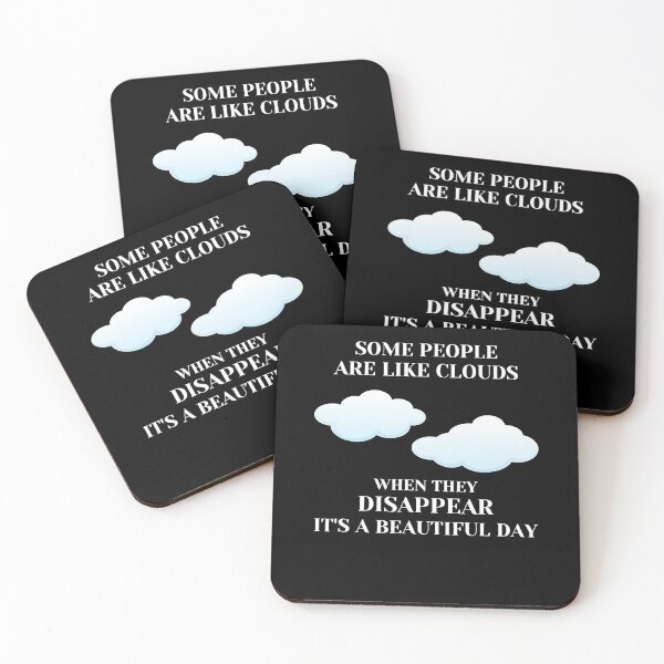 Item preview, Funny Sarcastic Joke Some People Are Like Clouds designed and sold by GypsyKasprak.