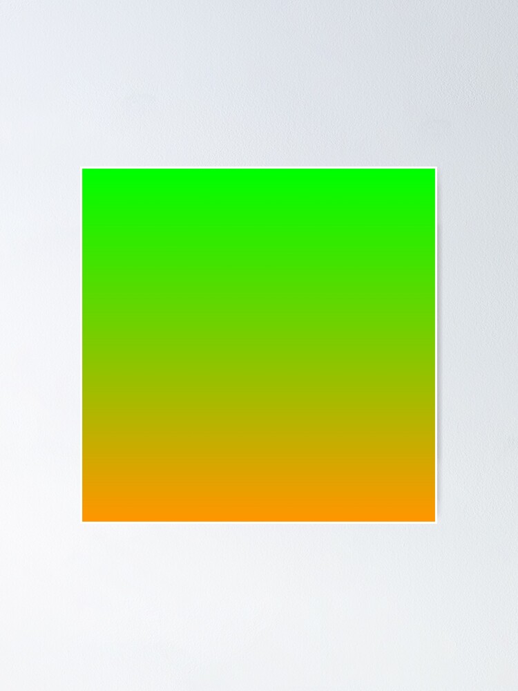 Neon Green & Orange Gradient