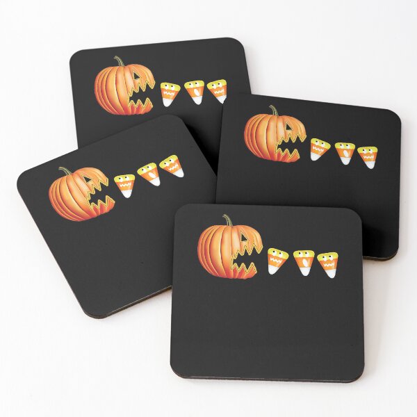 Item preview, Funny Halloween Pumpkin Jack o Lantern Eating Candy Corn designed and sold by ZaruckiJami.