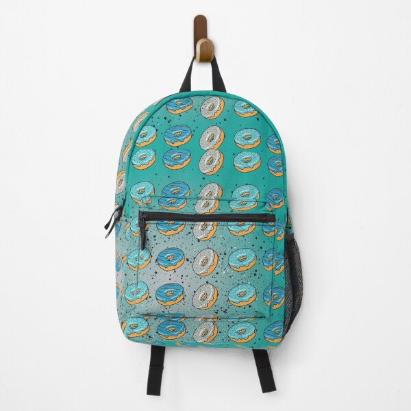 Item preview, Blue colorful donut pattern designed and sold by Donutlovers.