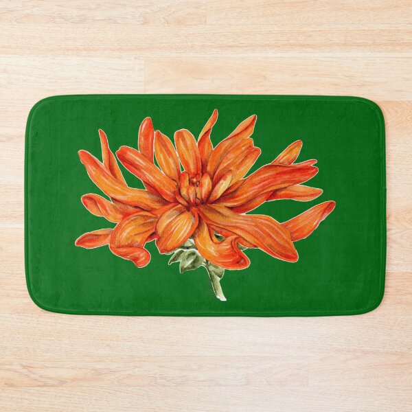 Item preview, Orange and green dahlia designed and sold by PetitMartin.