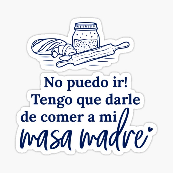Vista previa del artículo con la obra «Adictos a la masa madre y la panaderia», diseñado y vendido por CarolinaReina.