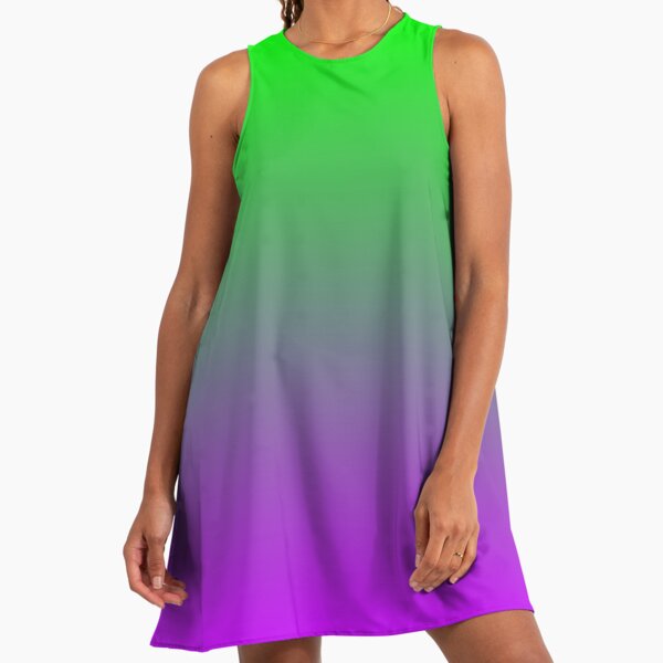 Neon Green Dress Neon Green Purple" A-Line Dress For Sale By Moonshinepdise Redbubble Neon Green Dress Neon Green Purple" A-Line Dress For Sale By Moonshinepdise Redbubble