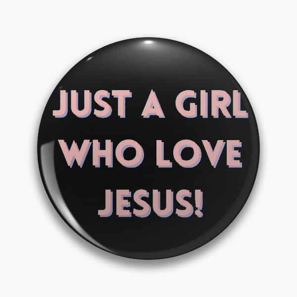 Item preview, Just a girl who love , Jesus! designed and sold by mindmaster007.