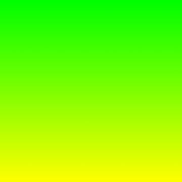 Neon Green and Neon Yellow Ombre Shade Color Fade Notebook by PodArtist -  6 x 8 Lined