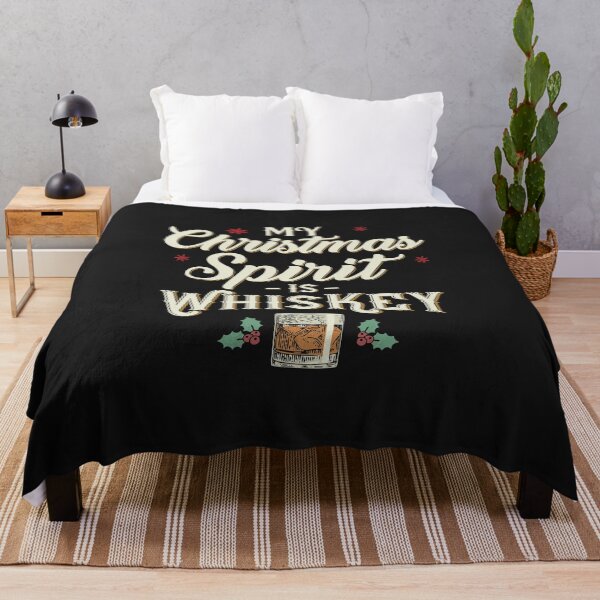 Item preview, Whiskey is My Christmas Spirit Drinking Funny Xmas Gift for Liquor Drinker designed and sold by alenaz.