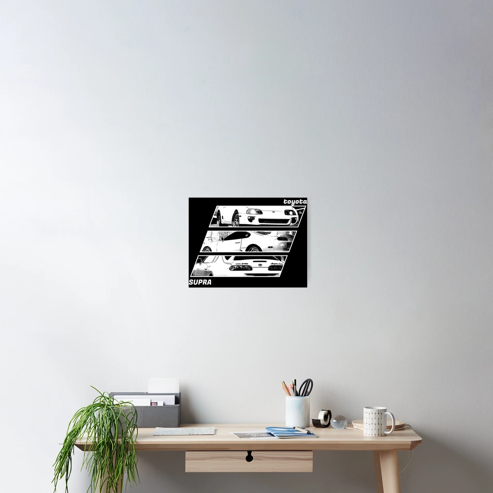 TOYOTA SUPRA MK4 Black 'N White Archive 2 (Black Version