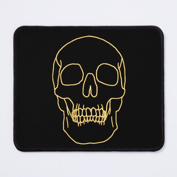 Item preview, Yellow Neon Skull designed and sold by Ukiyo Sumi.