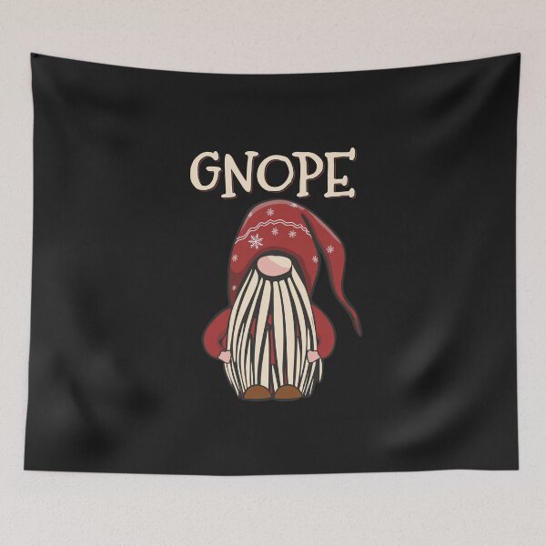 Item preview, Gnope Tomte Graden Gnome Funny Nope Not Today Pun Christmas Scandinavian Dwarf  designed and sold by alenaz.