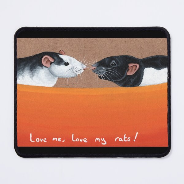 Item preview, Love me, love my rats! designed and sold by WolfySilver.